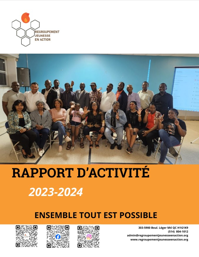 Rapport d’activité 2023-2024